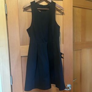 Lulu's Black Halter A-Line Mini Dress